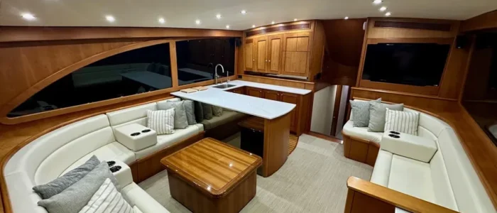 Lounge room on the vessel